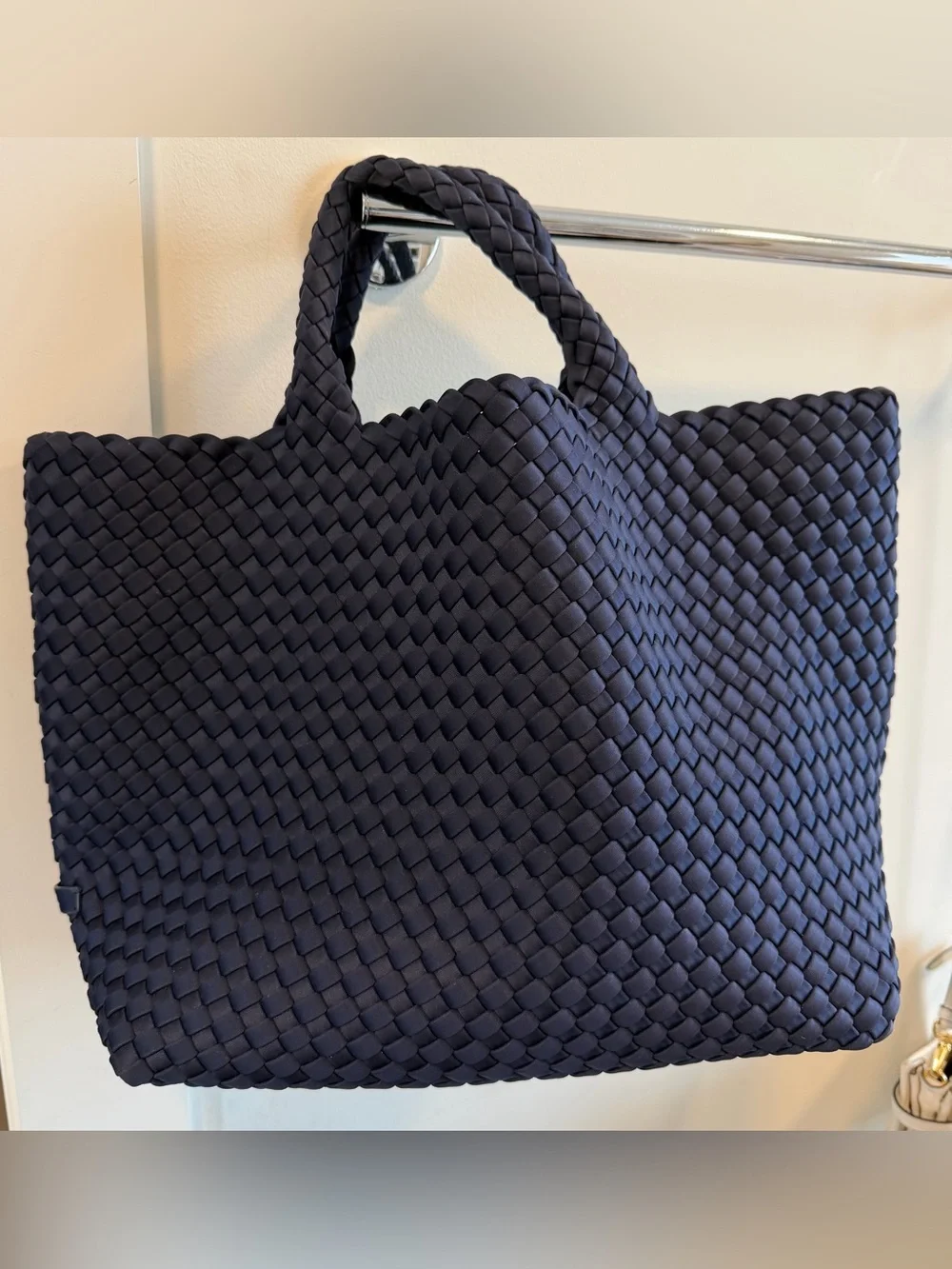 Woven Tote and Pouch Set - Navy